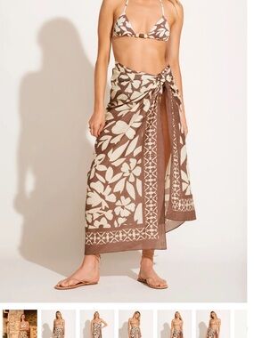 Vitamin A Samara Sarong - Desert Flower Cotton Cupro